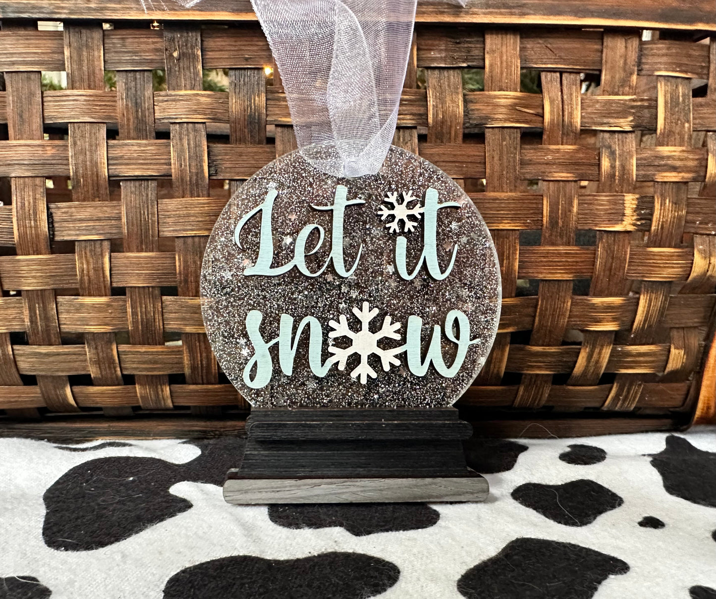 Let It Snow Snow Globe