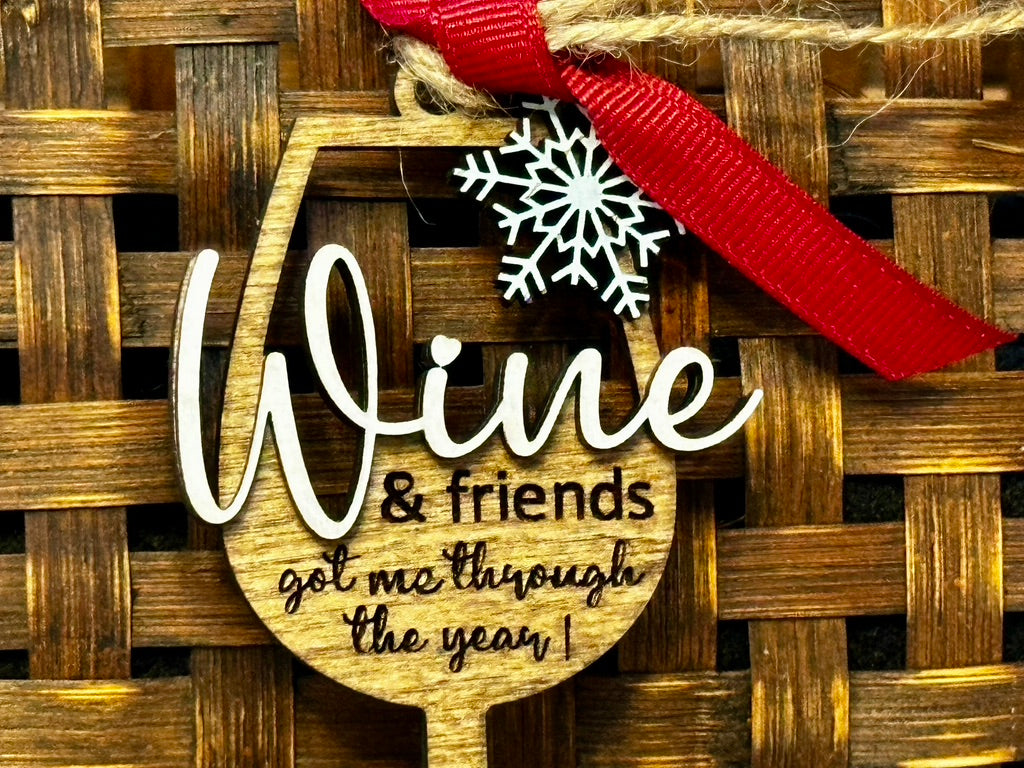 Wine & Friends Ornament
