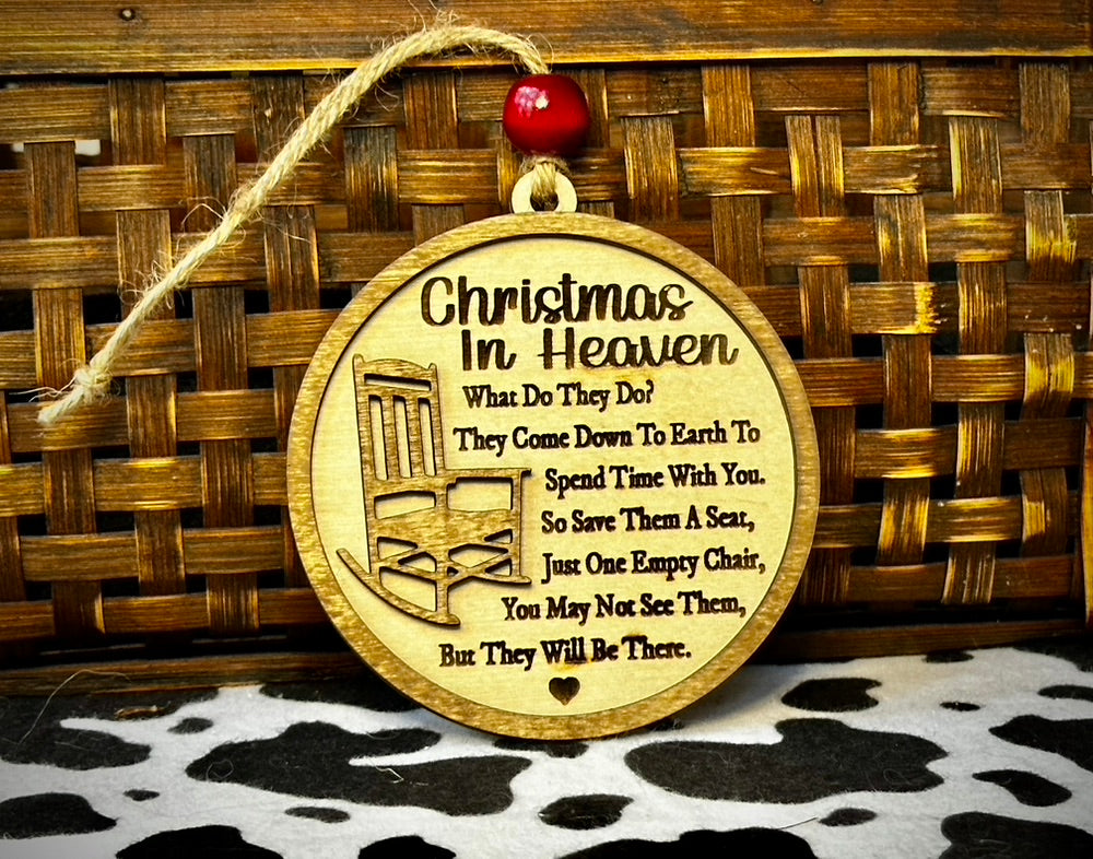 Christmas in Heaven Ornament