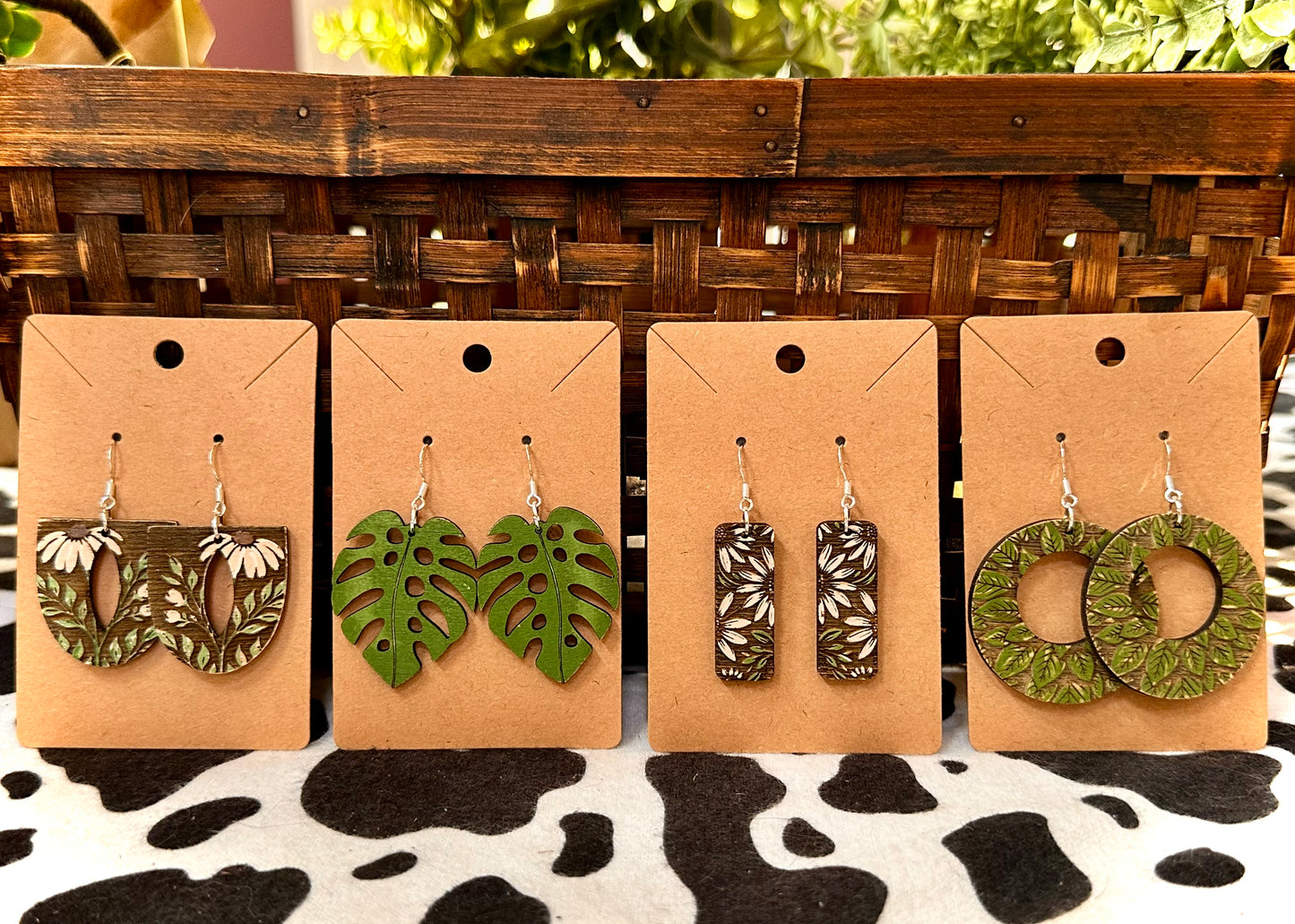 Spring Green Leaf Dangles