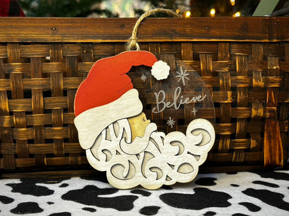 Santa Believe Ornament