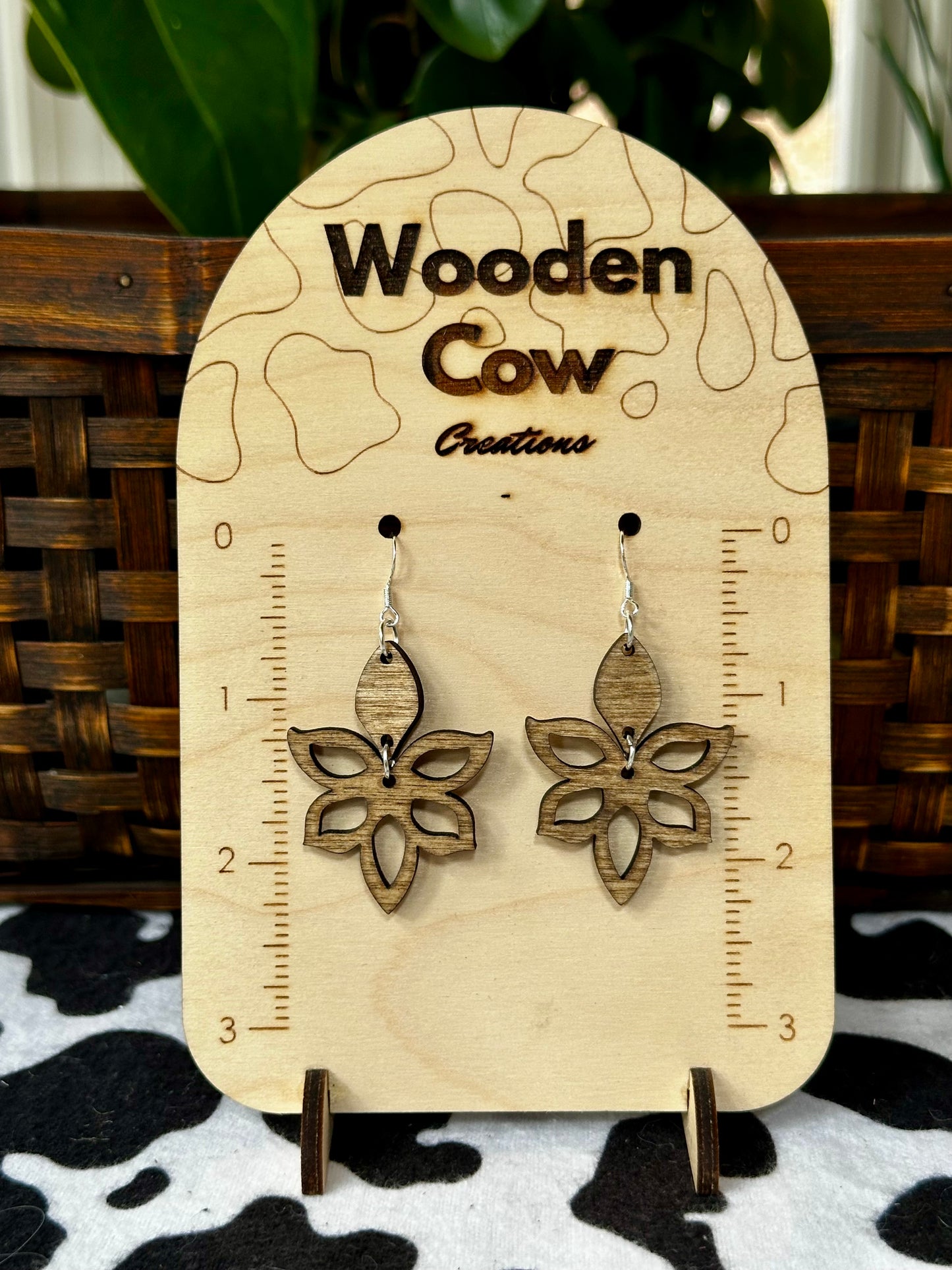 Rustic Lotus Dangles