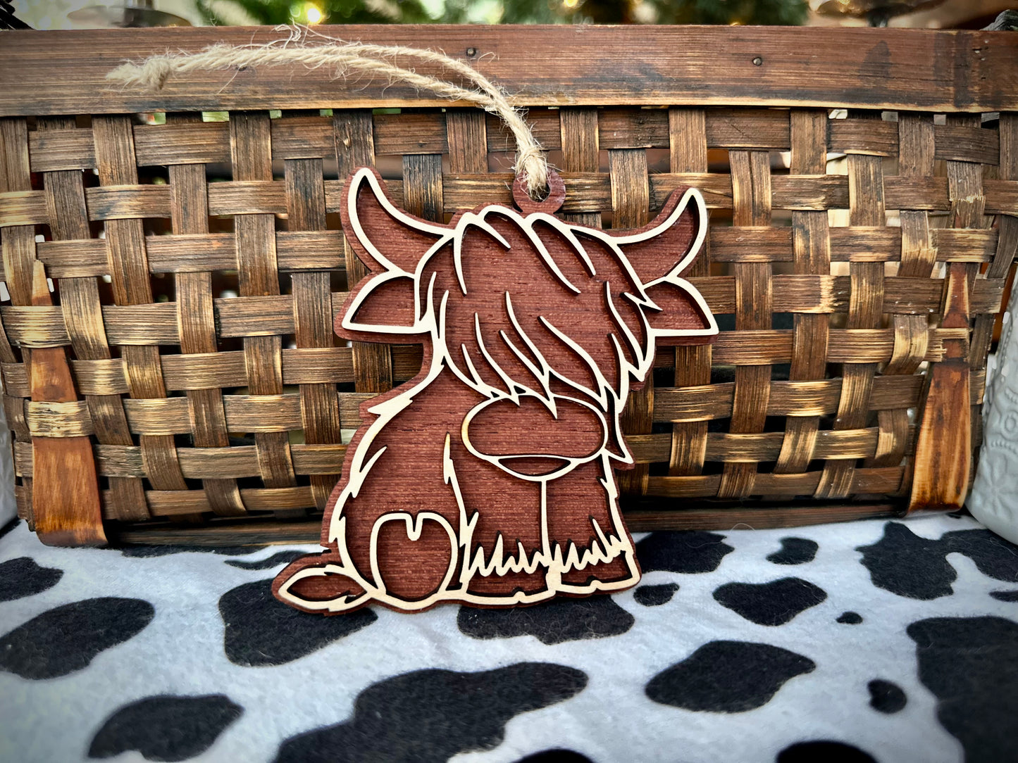 Highland Cow Ornament