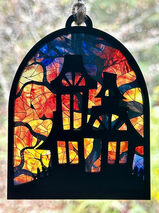 Haunted House Suncatcher