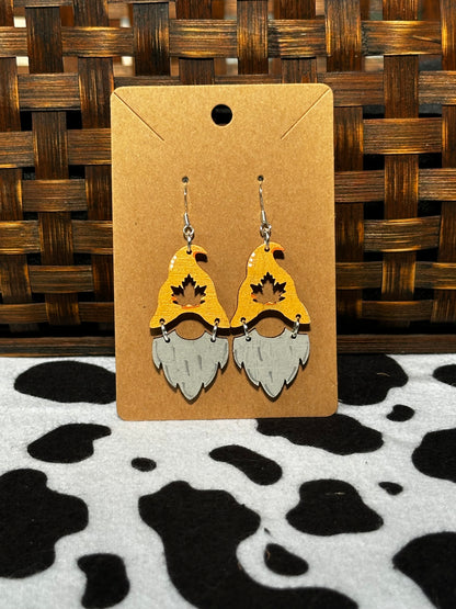 Fall Gnome Dangles