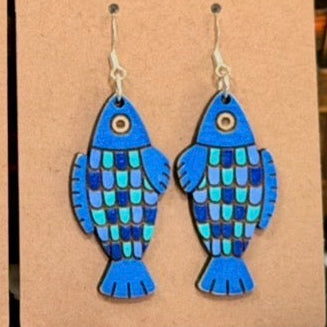 Rainbow Fish Dangles