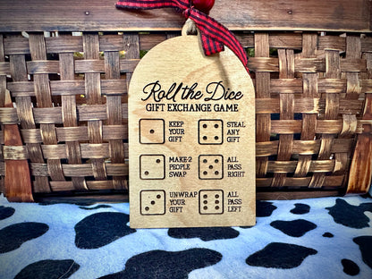 Roll the Dice Gift Exchange Game