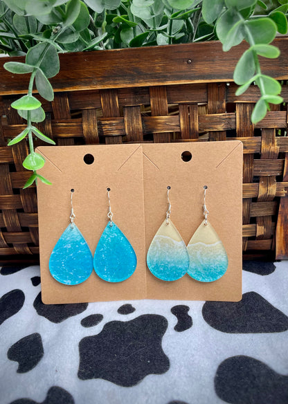 Beach Acrylic Dangles