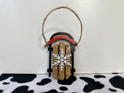 Flexible Flyer Sled Ornament