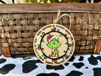 Grinch Ornament