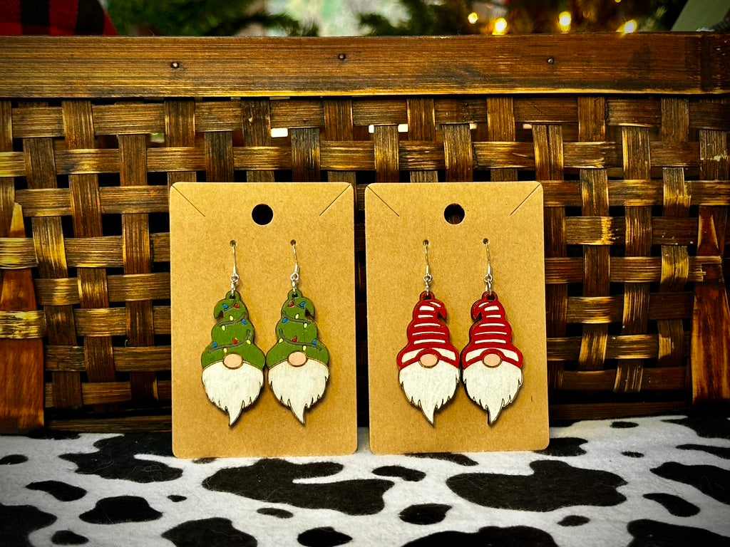 Santa Gnome Dangles