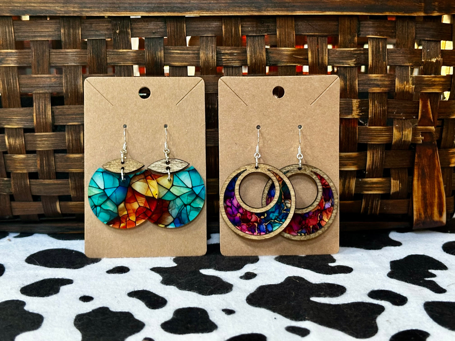 Fall Hues Acrylic Dangles