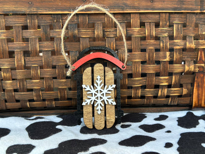 Flexible Flyer Sled Ornament