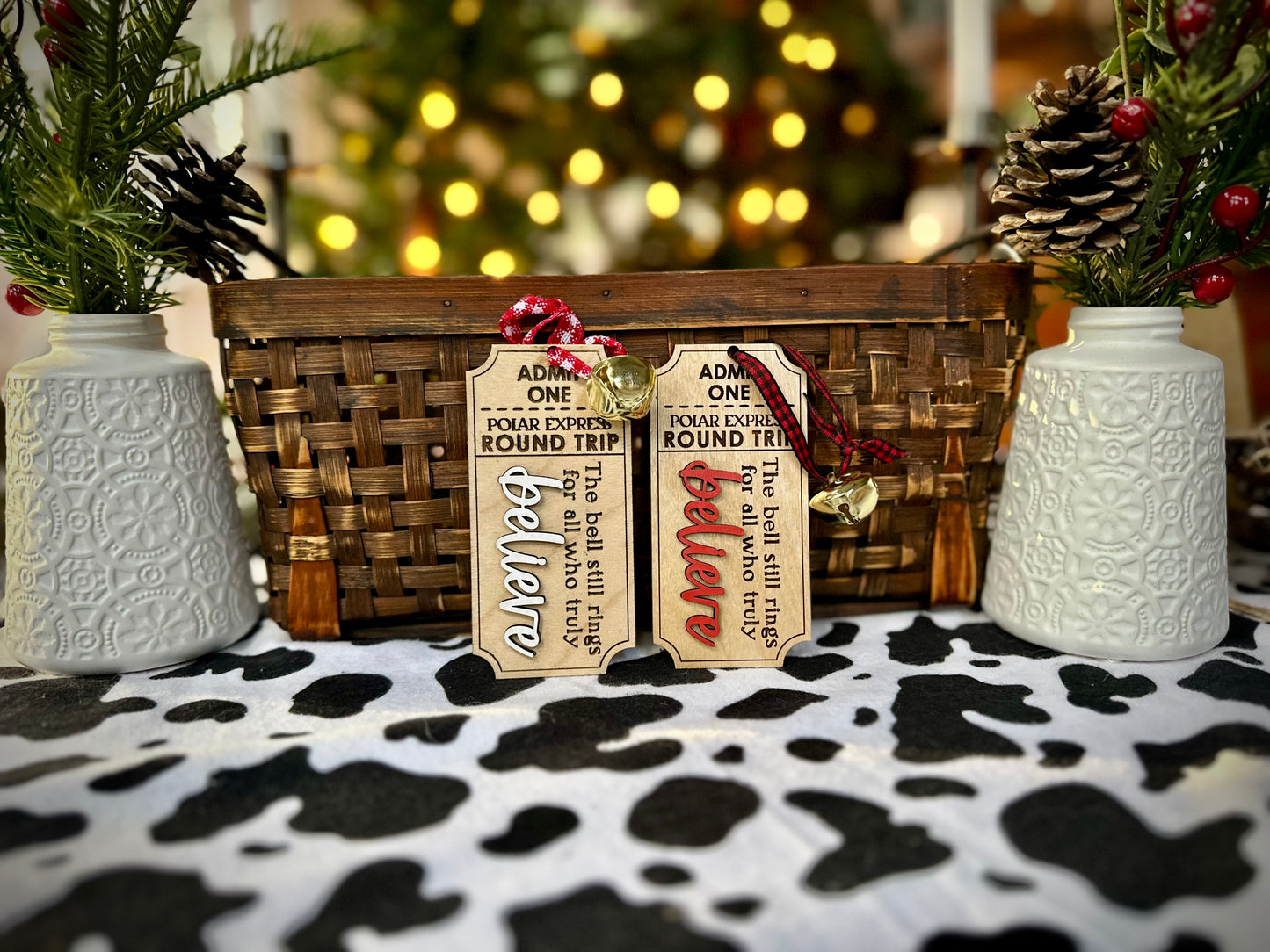 Polar Express Ticket Ornament