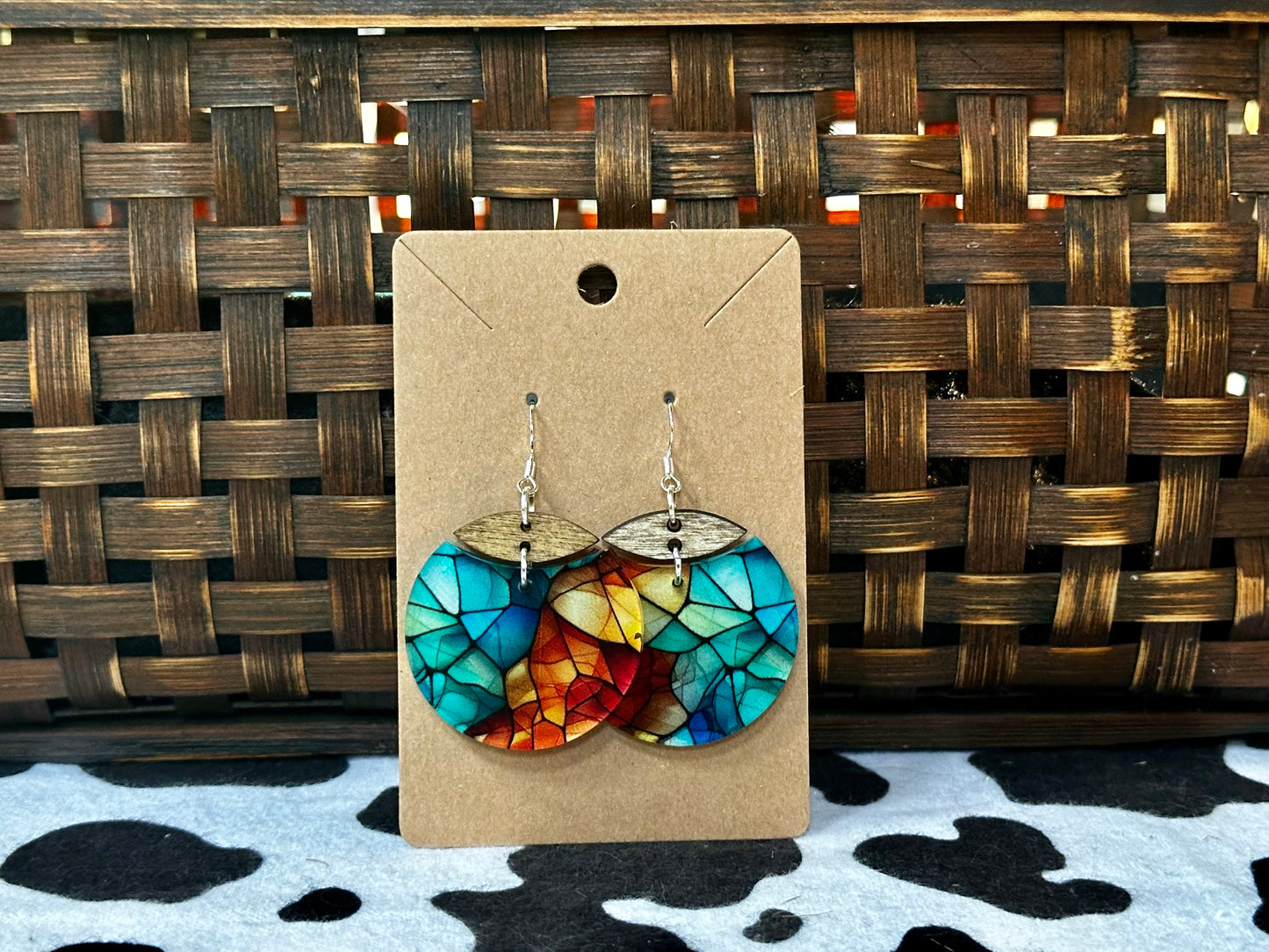 Fall Hues Acrylic Dangles