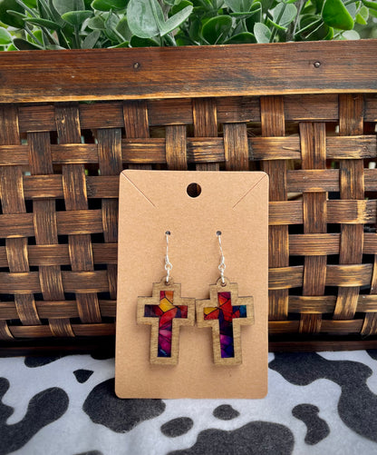 “Stained Glass” Crosses
