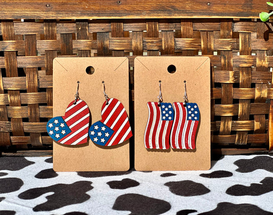 Stars and Stripes Dangles