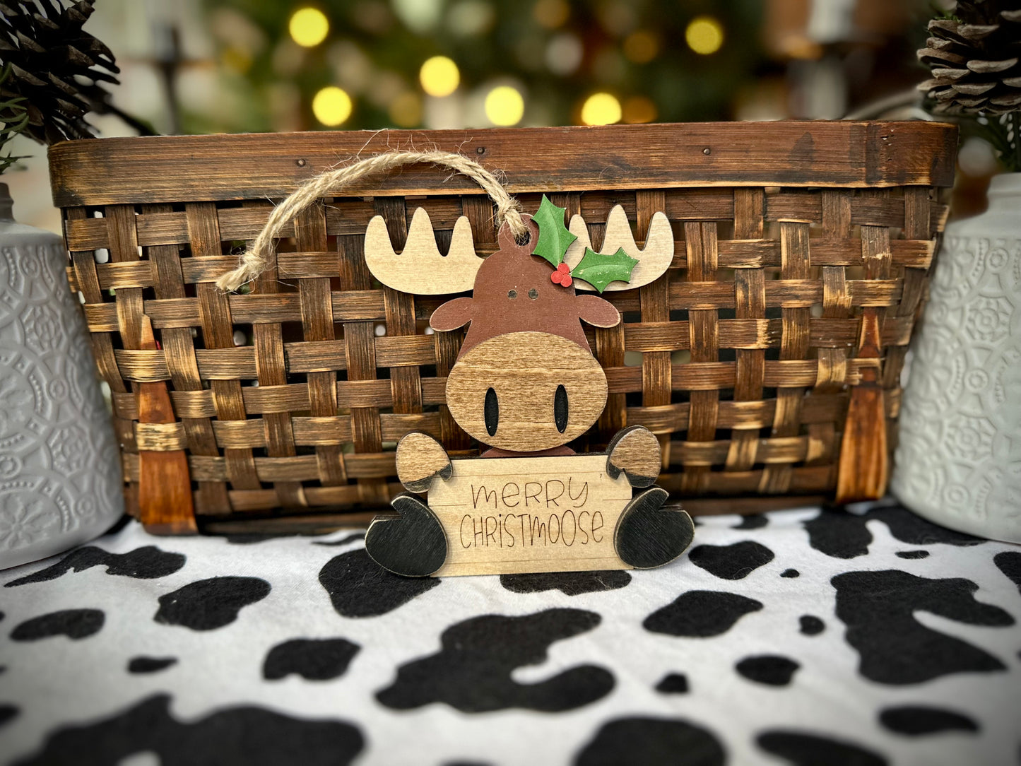 Merry Christmoose Ornament
