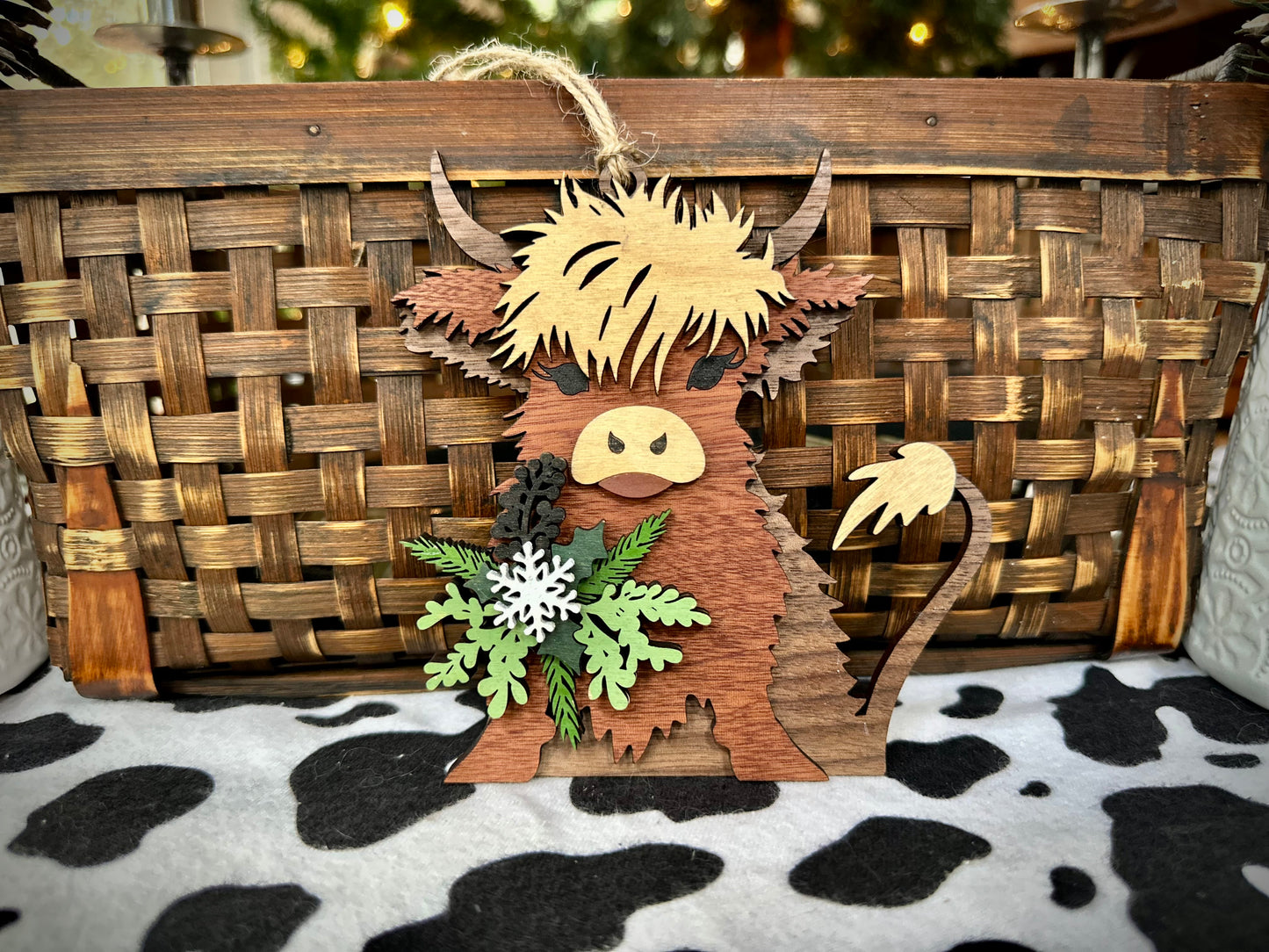 Highland Cow Ornament