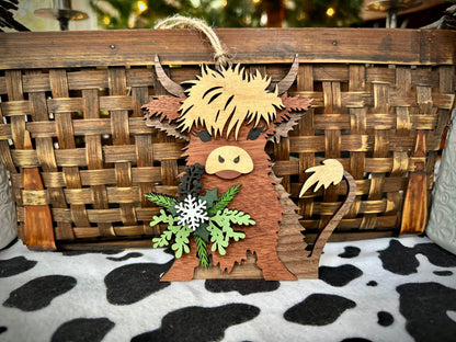 Highland Cow Ornament
