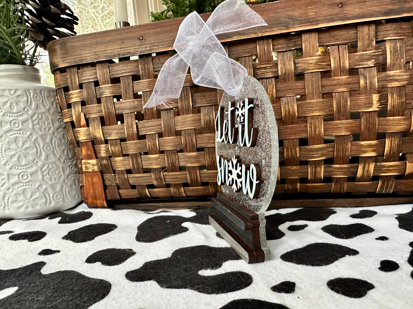 Let It Snow Snow Globe