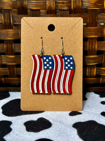 Stars and Stripes Dangles