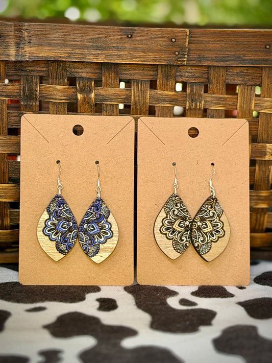 Wooden Mandela Dangle