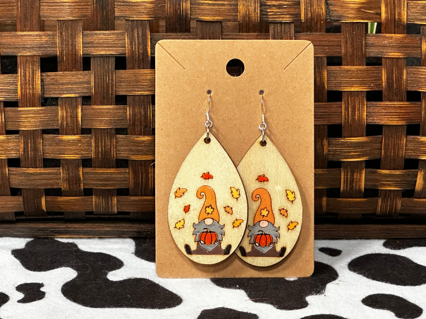 Fall Gnome Dangles