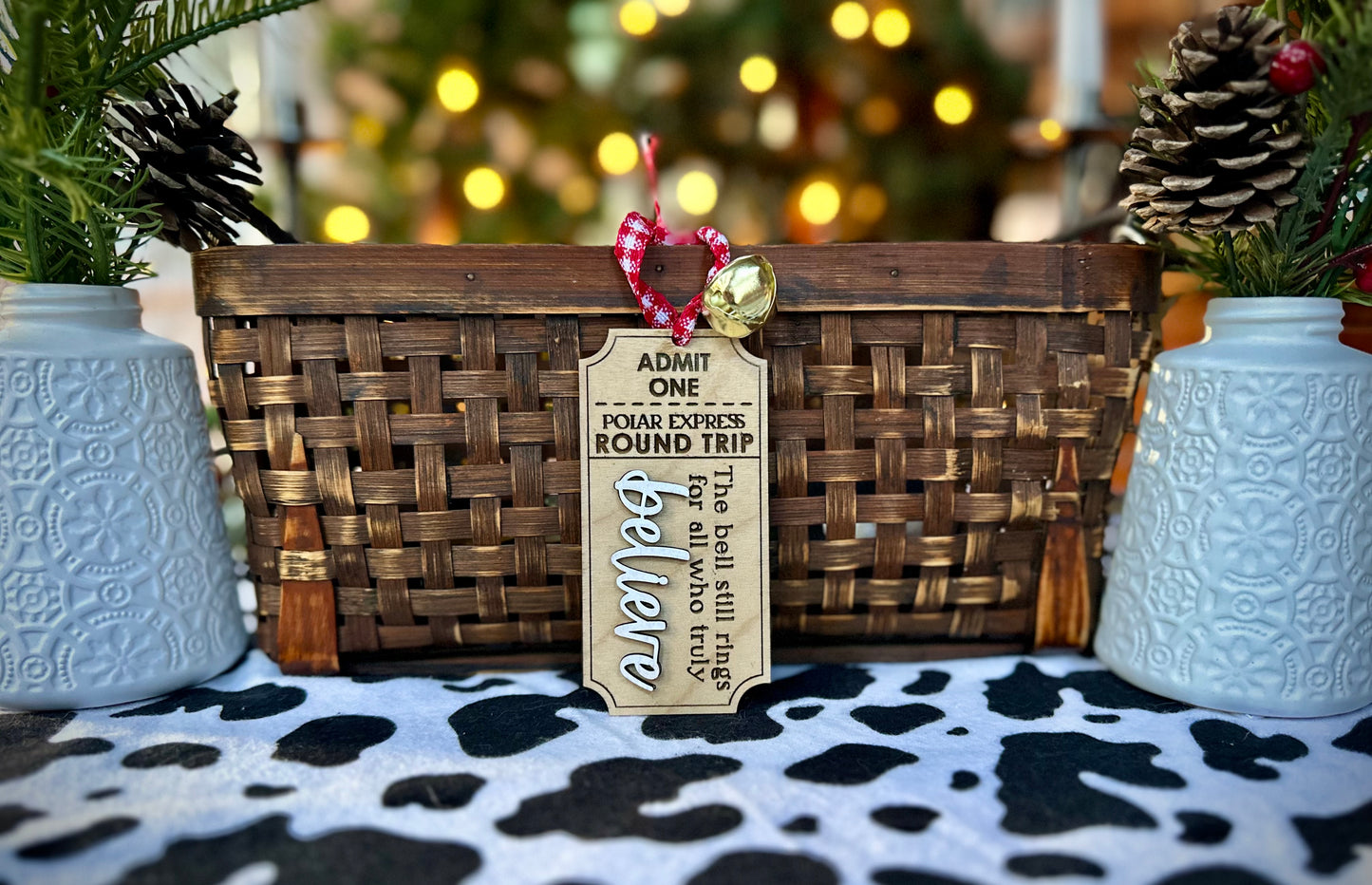 Polar Express Ticket Ornament