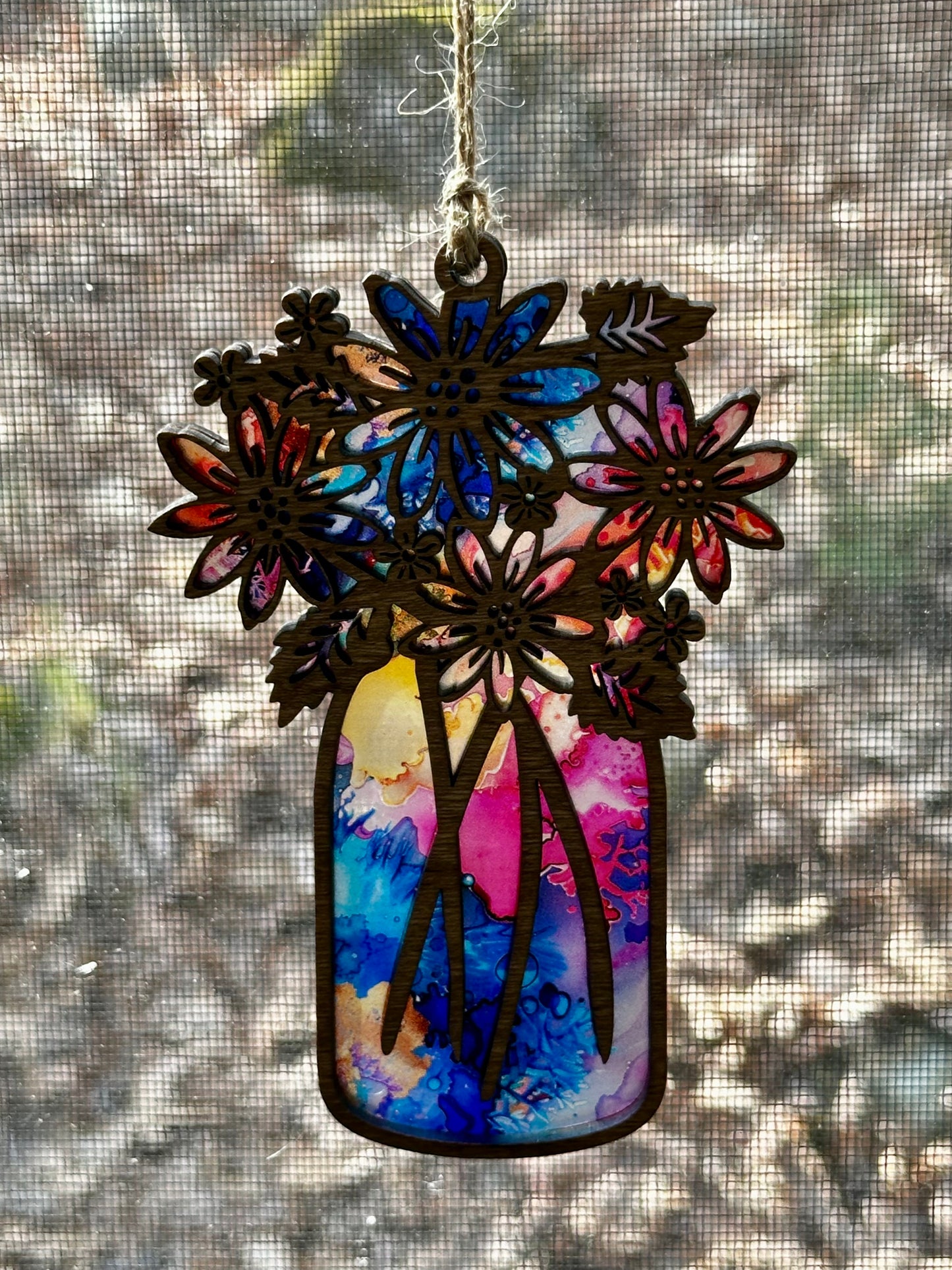 Flower Vase Suncatcher