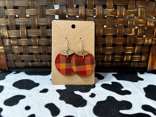 Plaid Fall Dangles