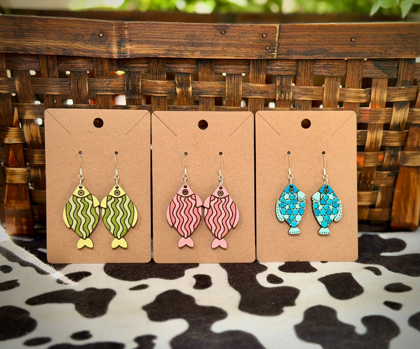 Rainbow Fish Dangles