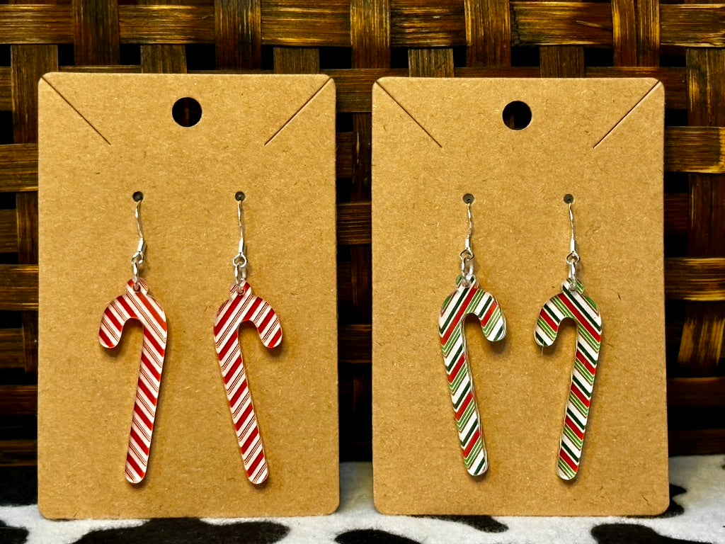 Candy Cane Earrings