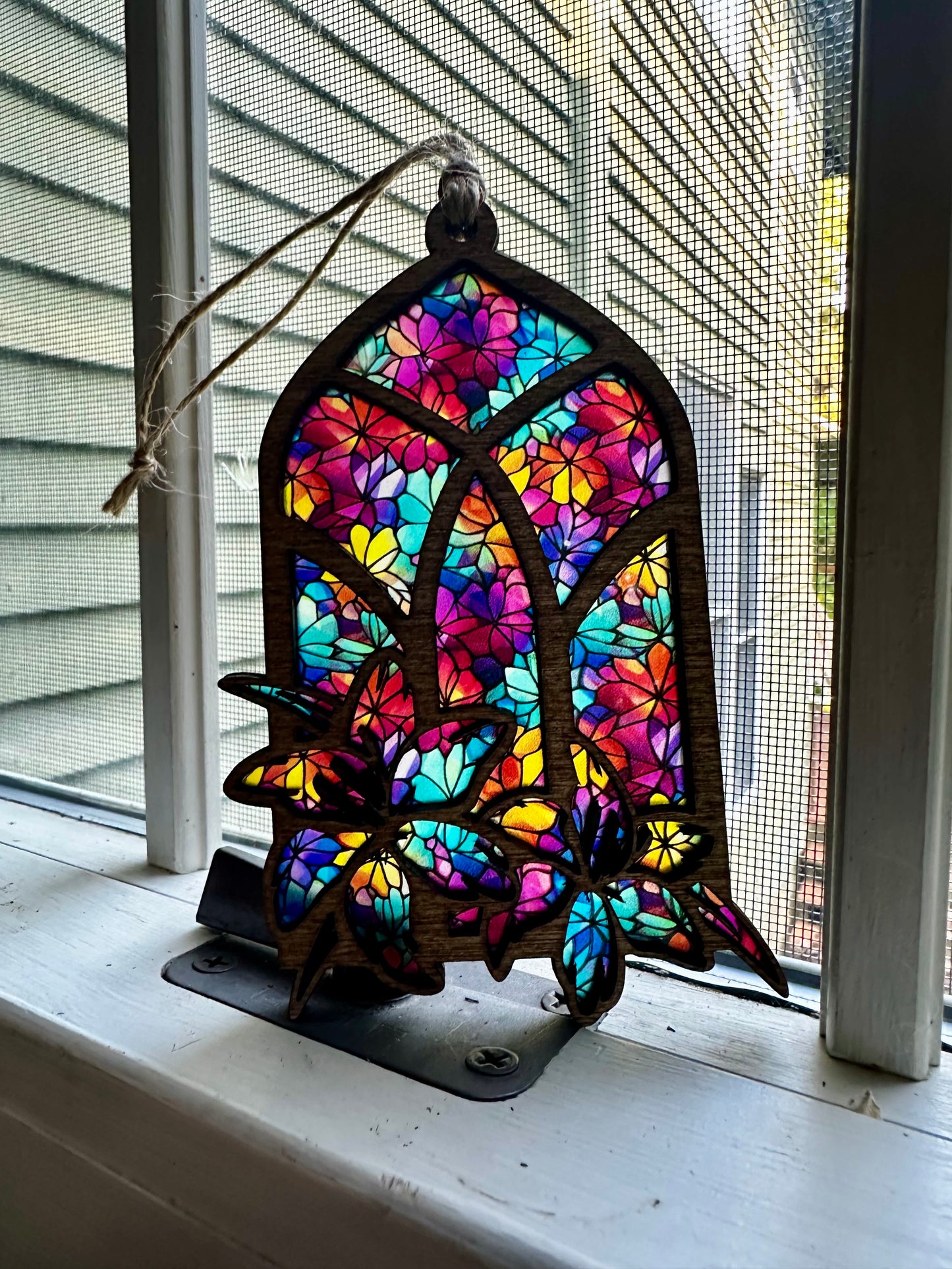 Stained Glass Window Suncatcher