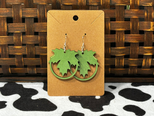 Green Leaf Dangles