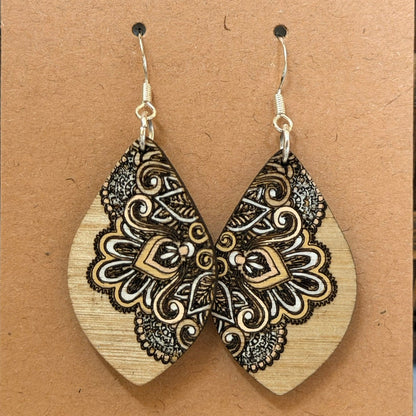 Wooden Mandela Dangle