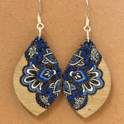 Wooden Mandela Dangle