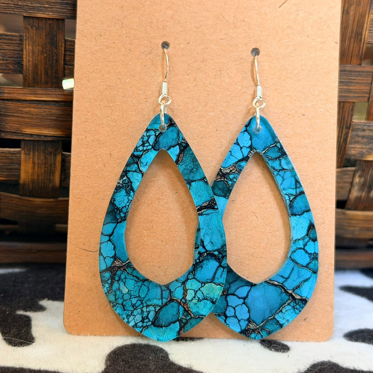 Turquoise Tear drop