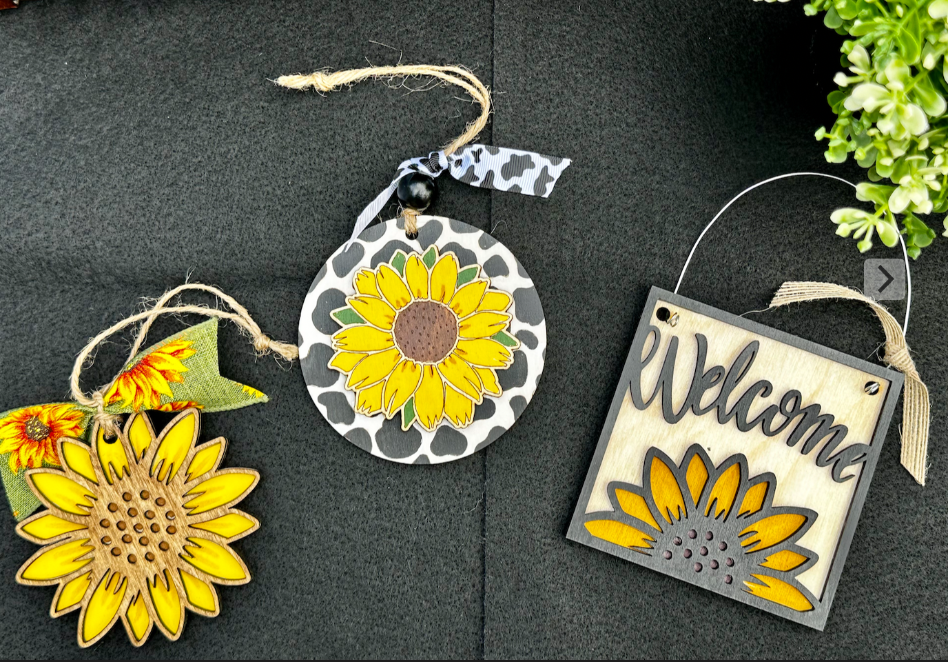 Sunflower Ornaments