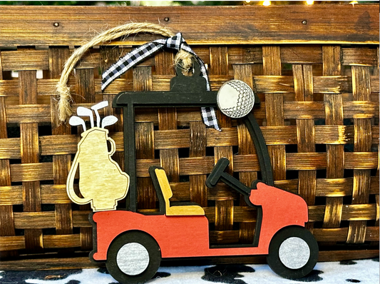 Golf Cart Ornament