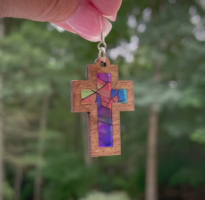 “Stained Glass” Crosses