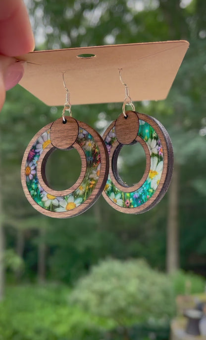 Wildflower Acrylic Dangles