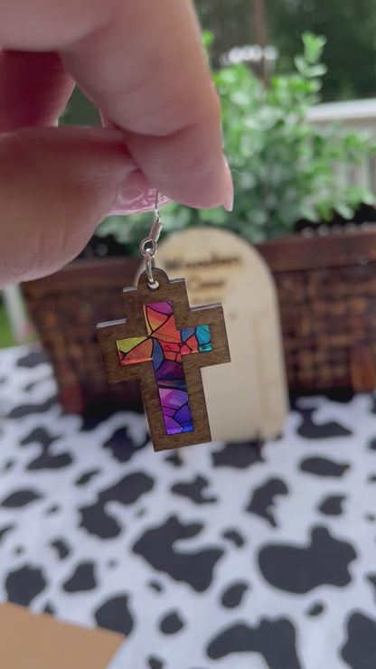 “Stained Glass” Crosses